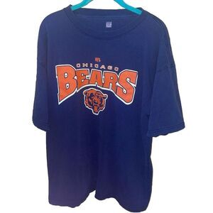 RARE✨Chicago Bears✨T Shirt Adult Size XL Blue Short Sleeve NFL Football